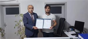 ASÜ Ortaköy Meslek Yüksekokulu Müdürlüğü ve Serbest Muhasebeci Mali Müşavir Sayın Süleyman LAL,  Sayın Ziya ÖZKULLUK ve Sayın Ahmet KOYUNCU Arasında Ortak Eğitim Programı Hakkında Protokol İmzalandı