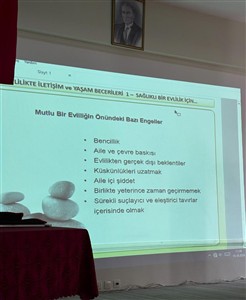 Ortaköy MYO’da Aile İçi İletişim ve Eş Seçimi Konferansı Gerçekleştirildi