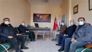 Ortaköy İlçe Sağlık Müdürü Dr. Sayın Abdullah ALKAN, Ortaköy Meslek Yüksekokulu Yöneticileri Tarafından, Makamında Ziyaret Edildi