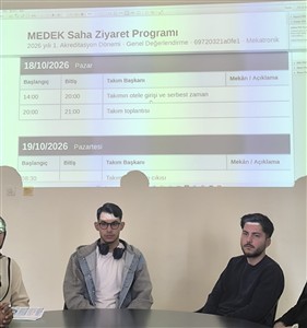 MEDEK Saha Ziyareti Öncesi Değerlendirme Toplantısı Gerçekleştirildi