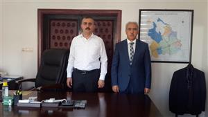 Aksaray Vali Yardımcısı Sayın Cem Afşin ÖZBAY, Ortaköy Meslek Yüksekokulu Müdürü Öğr. Gör. Zeynel Abidin KOYUNCU Tarafından, Makamında Ziyaret Edildi