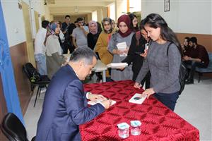 Aksaray 26. VE 27. Dönem Milletvekili Yazar Cengiz AYDOĞDU Okulumuzu Ziyaret Etti