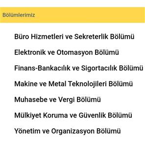 Ortaköy Meslek Yüksekokulu Sizleri Bekliyor!
