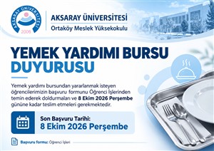 Yemek Yardımı Bursu Başvuruları Başladı
