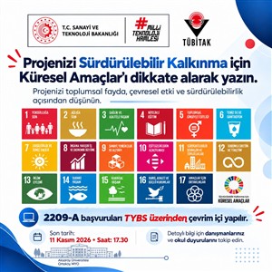TÜBİTAK 2209-A 2026 Yılı Çağrısı Başvuruya Açıldı